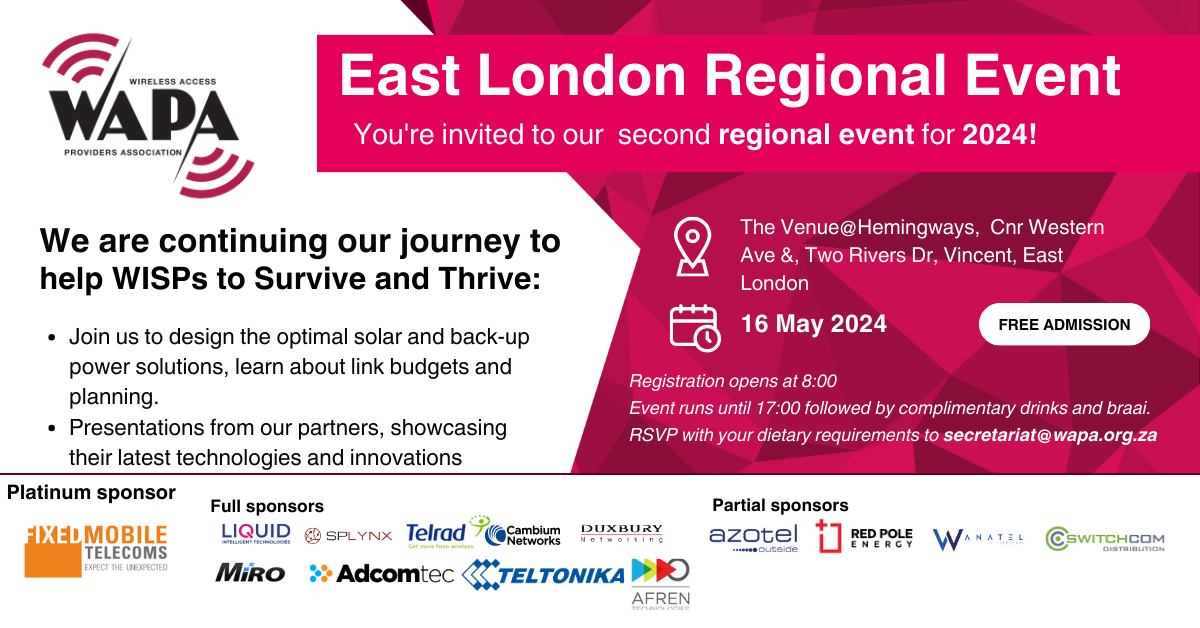 East London Regional Event
